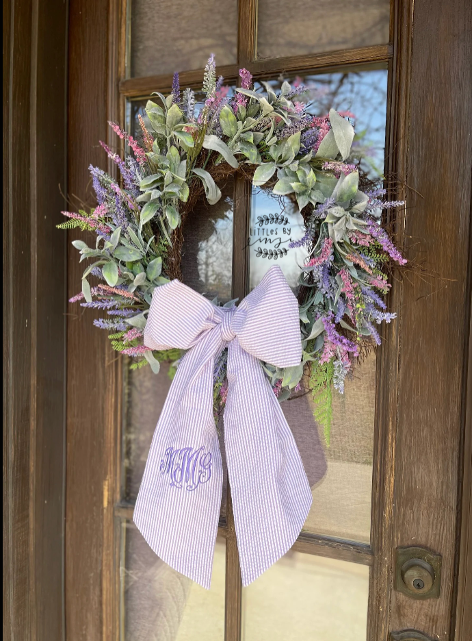 Easter Wreath Sash-Monogrammed