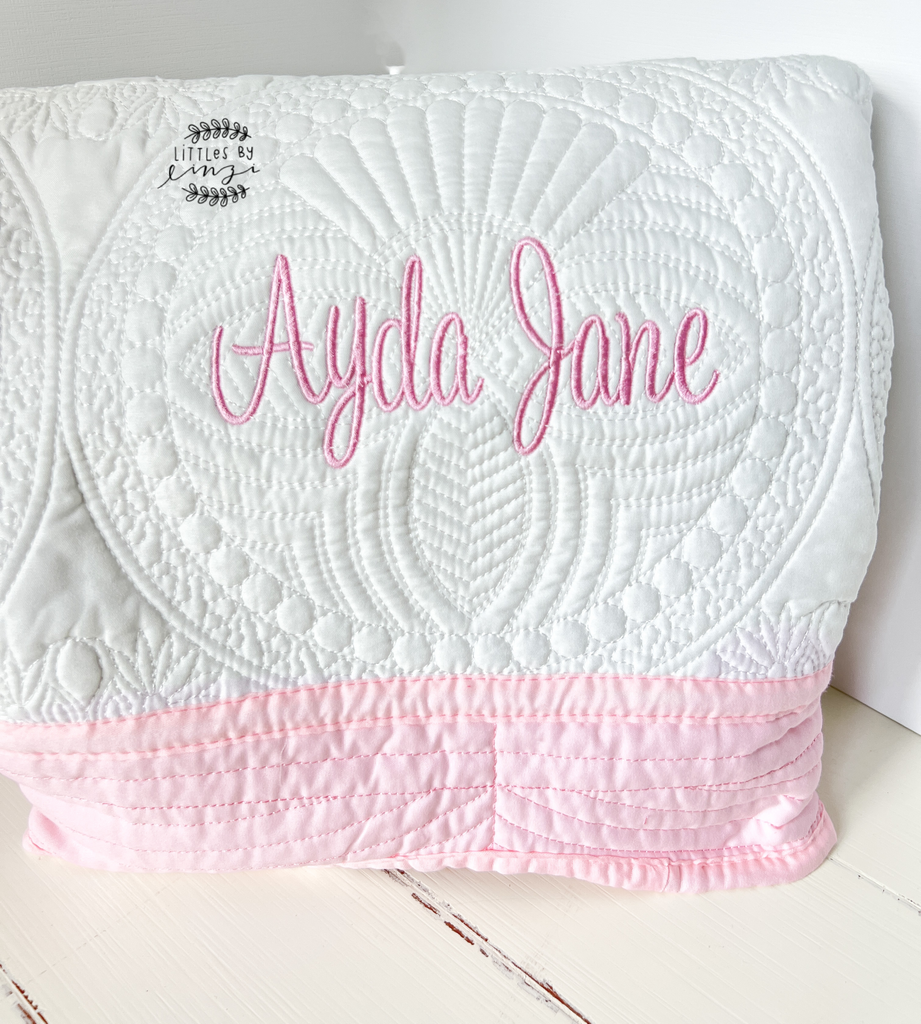 Heirloom Quilts- Baby Quilt- Baby Shower Gift- Baby Boy Gift- Monogram Quilts- Baby Blanket- Personalized Blanket- Crib blanket