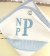 Monogram Hooded Towel  - Baby Shower Gift - Monogrammed Towel - Monogrammed Boys gift - Baby Gift - Boutique Baby Gift