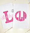 Girl Burp Cloth Set - Monogrammed Burp cloth Set - Boy Baby Gift - Baby shower gift - baby gift - personalized gift