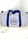 Overnight Bag- monogram overnight bag-kids duffel bag- diaper bag