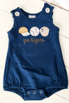 Baseball Baby Bubble Outfit- Baseball Monogram Sunsuit - Baby Boy Baseball Monogram  - boy Baseball Shirt - baseball team