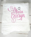 Monogrammed Baby Quilts- Baby Shower Gift- Baby Boy Gift- Baby Blanket- Personalized Blanket- Crib blanket