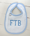 Baby Bib  - Baby Shower Gift - Monogrammed Gift - Monogrammed baby bib - Baby Gift - Boutique Baby Gift - Seersucker Gift
