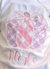 Checkered Pumpkin Shirt - Monogrammed Pumpkin Shirt - Girls Fall Shirt