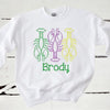 Mardi Gras Crawfish SweatShirt - Parade Sweatshirt - Mardi Gras Boys Shirt - Embroidered Crawfish Shirt