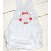 Baby Girl Valentine Outfit- Valentine Girl Bubble -Girl Monogram Valentine Shirt  - Baby Girl Bubble -Newborn baby gift