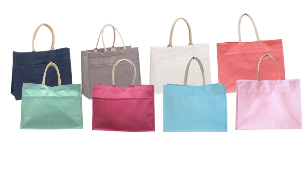 Jute Pocket Totes