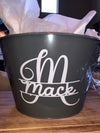 Personalized Metal Bucket - Drink Bucket - Wedding Gift - Housewarming Gift